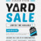 Unique Yard Sale Flyer Template Inside Garage Sale Flyer Template Word