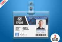 University Student Identity Card Psdpsd Freebies On Dribbble with regard to College Id Card Template Psd