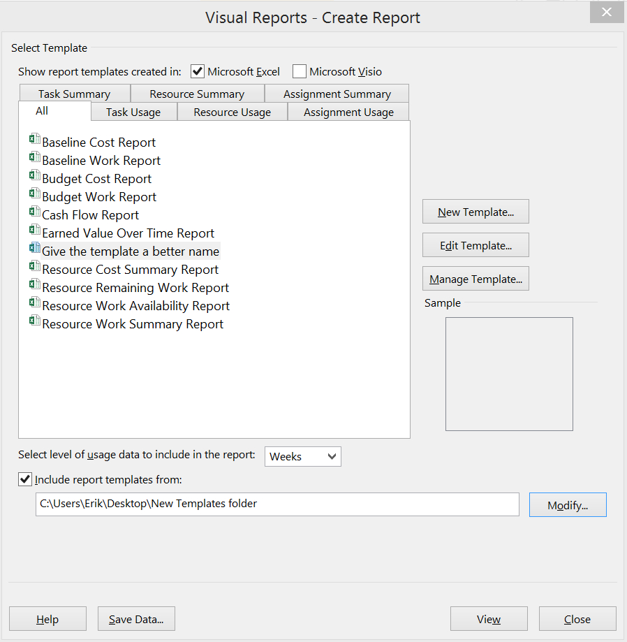 Updating The Visual Reports In Ms Project 2010 And 2013 Regarding Ms Project 2013 Report Templates