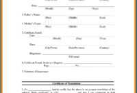Uscis Birth Certificate Translation Template #10036 regarding Uscis Birth Certificate Translation Template