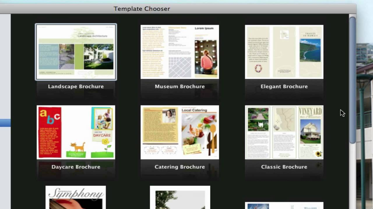 Use Pages On Macs To Create A Pamphlet (View Description) Within Mac Brochure Templates