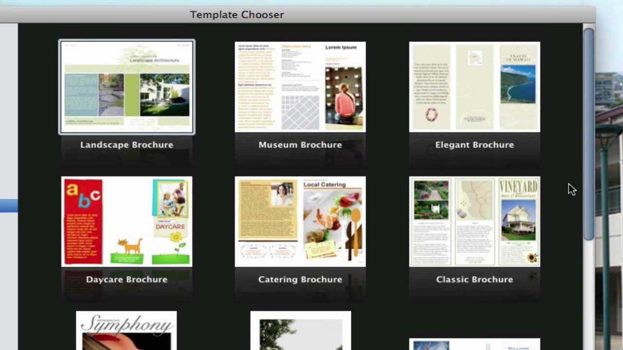 Use Pages On Macs To Create A Pamphlet (View Description) Within Mac Brochure Templates