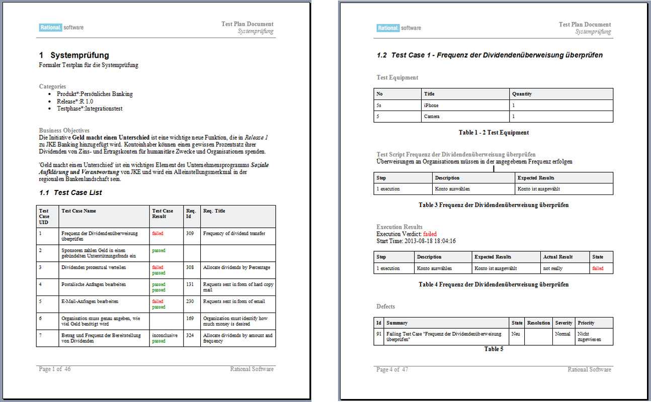 Using Ibm Rational Publishing Engine To Generate Compliance Inside Test Result Report Template