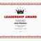 Valedictorian Award Certificate Template Best Graduation With Leadership Award Certificate Template