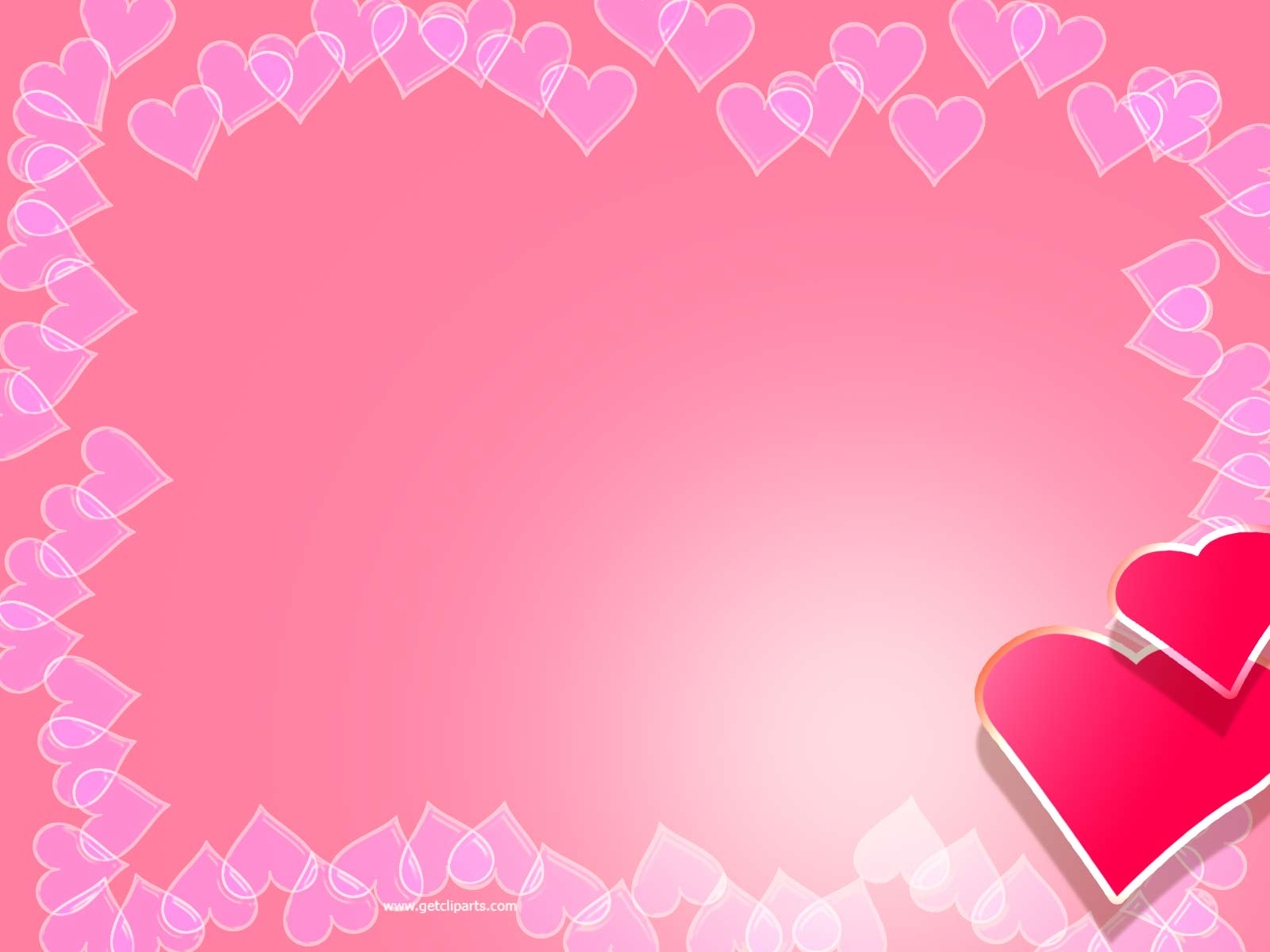 Valentine Backgrounds For Powerpoint – Border And Frame Ppt Throughout Valentine Powerpoint Templates Free