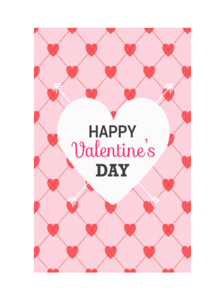 Valentine's Day Card Template – 5 Free Templates In Pdf Throughout Valentine Card Template Word