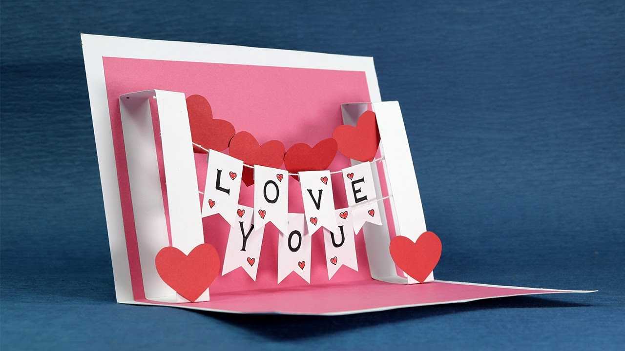 Valentine's Day Pop Up Templates – Do It Yourself Pop Up Pertaining To I Love You Pop Up Card Template