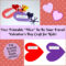 Valentine's Day Printable Card Crafts For Kids To Create With Valentine Card Template For Kids