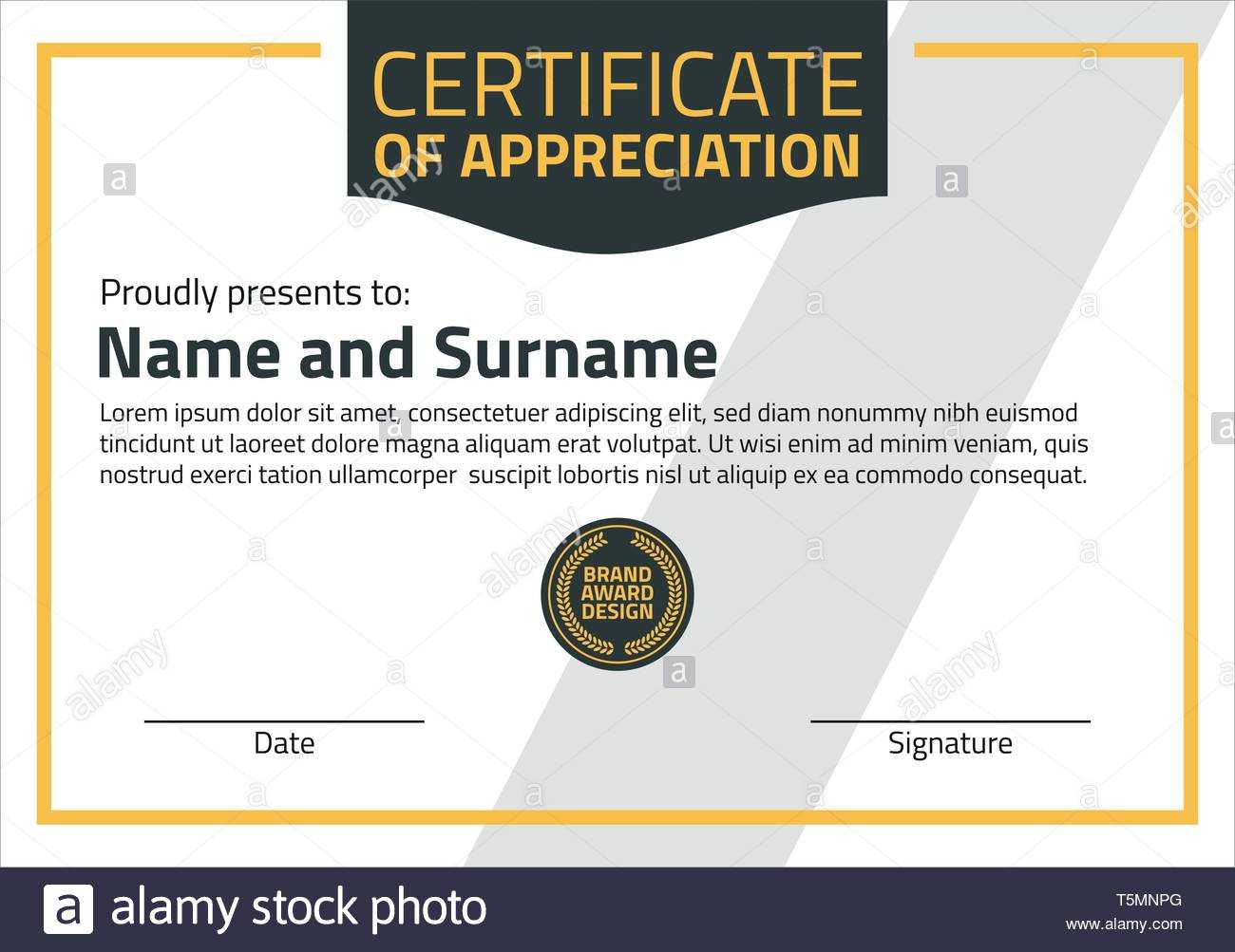 Vector Certificate Template. Illustration Certificate In A4 Within Certificate Template Size