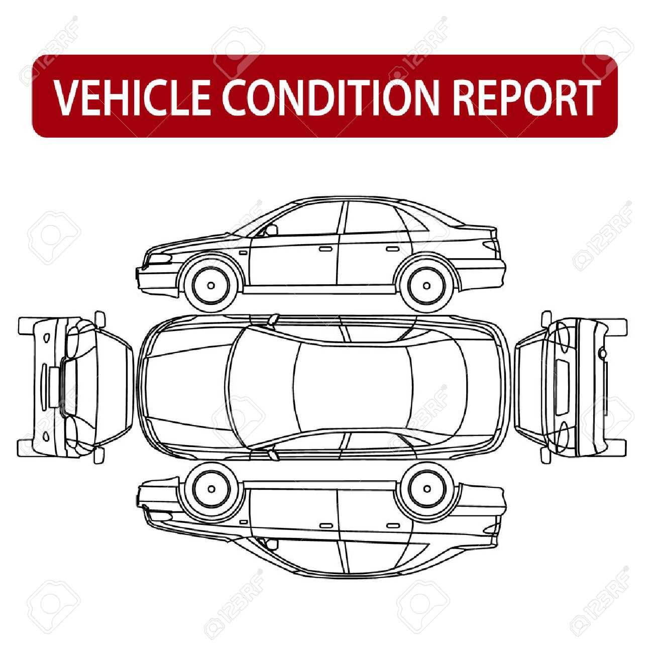 Vehicle Condition Report Car Checklist, Auto Damage Inspection Throughout Car Damage Report Template