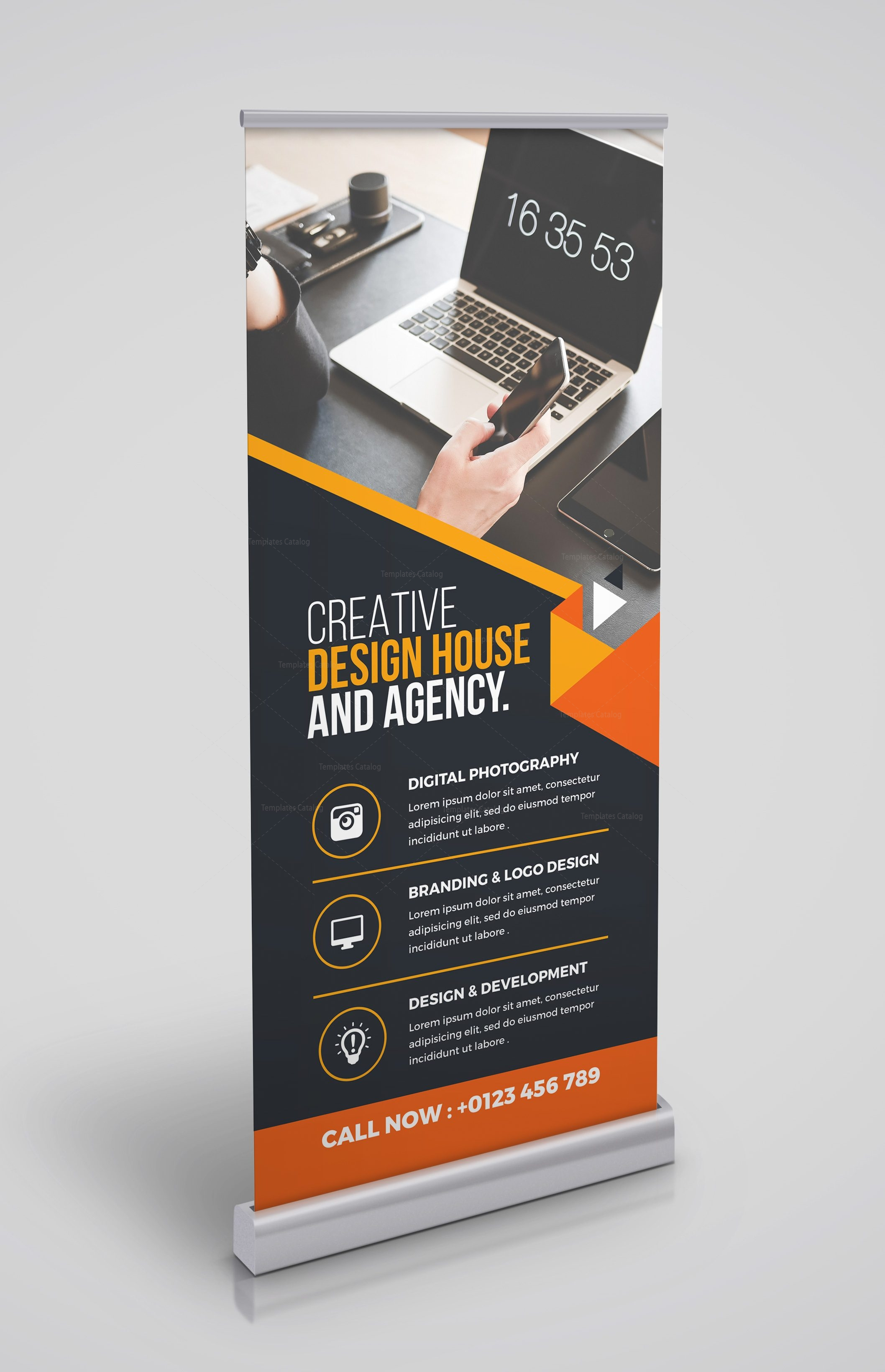 Versatile Rollup Banner Template 000347 – Template Catalog Intended For Photography Banner Template