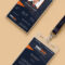 Vertical Company Identity Card Template Psd | Psd Print Throughout College Id Card Template Psd