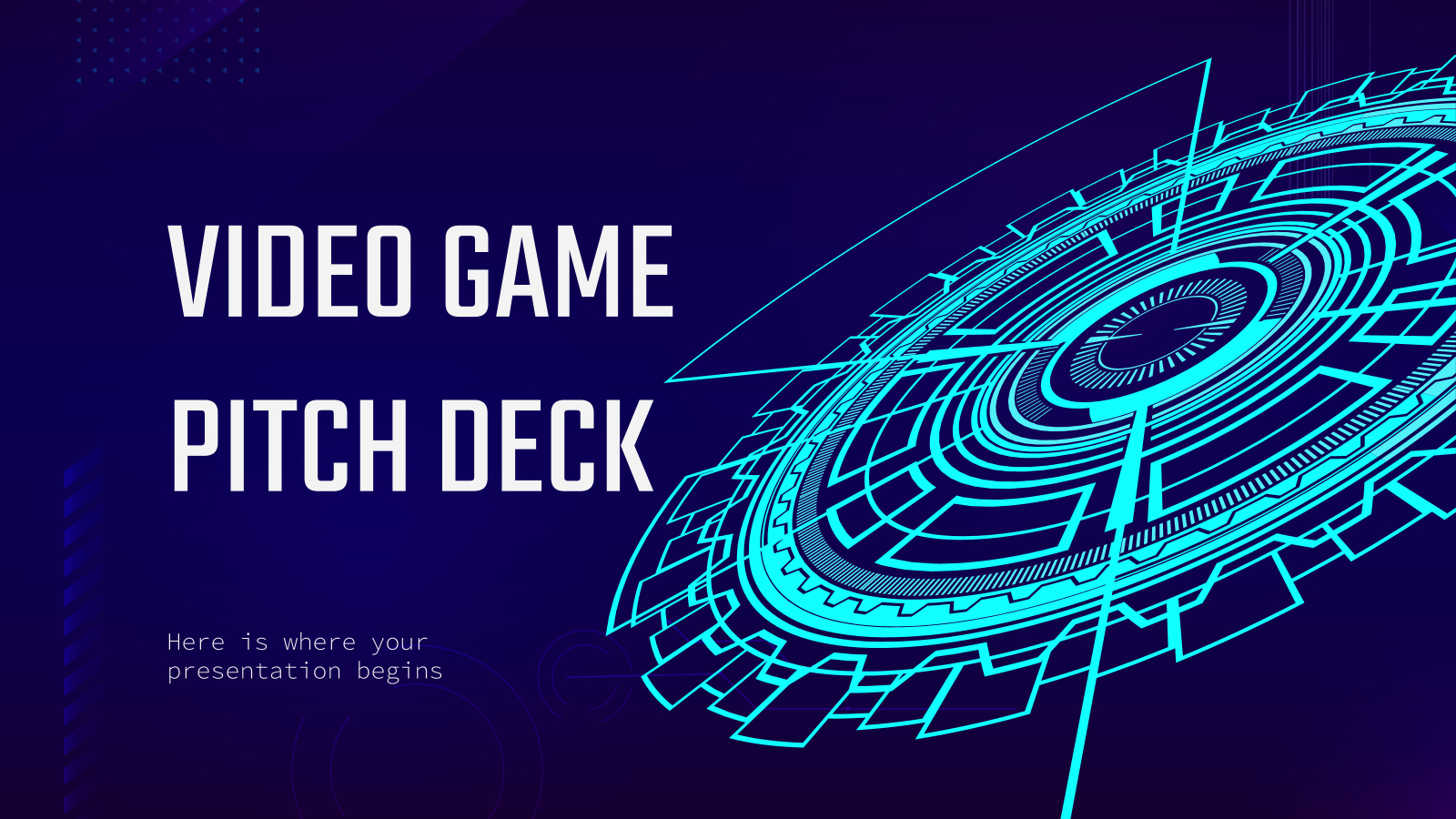 Video Game Pitch Deck – Free Presentation Template For Pertaining To Powerpoint Template Games For Education