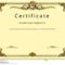 Vintage Certificate Award / Diploma Template Stock Inside Beautiful Certificate Templates