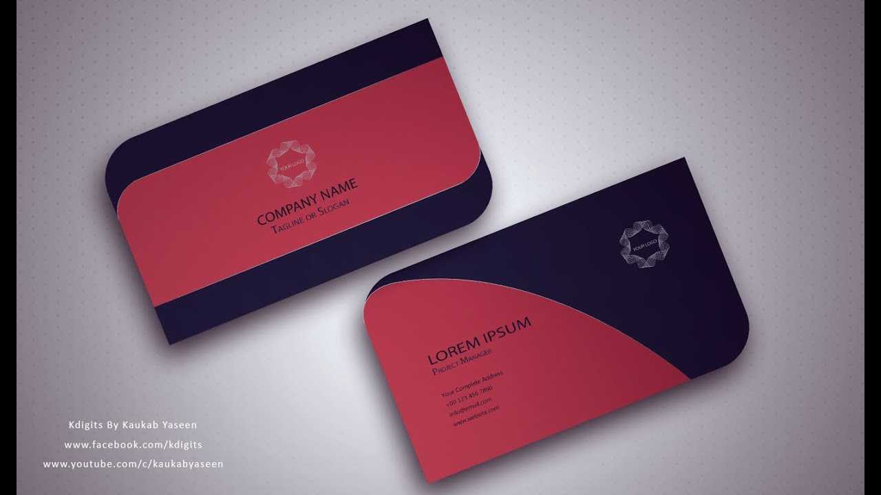 Visiting Card Design Illustrator Free Download Business Pertaining To Visiting Card Illustrator Templates Download