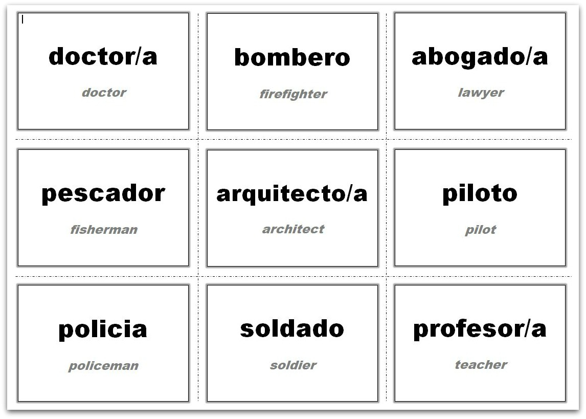 Vocabulary Flash Cards Using Ms Word With Regard To Queue Cards Template