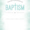Water – Free Printable Baptism & Christening Invitation With Blank Christening Invitation Templates