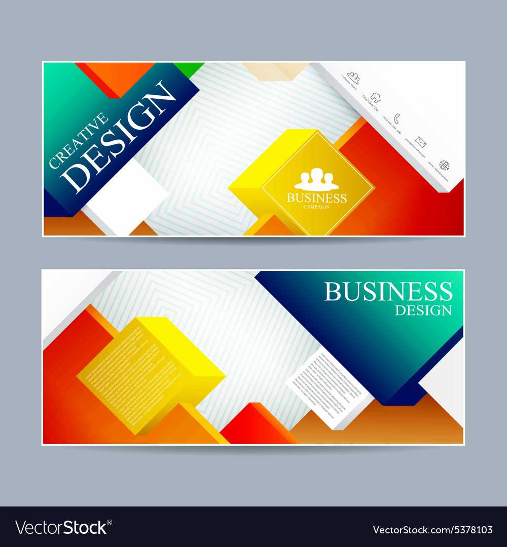 Web Banner Design Modern Template Cover Layout In Website Banner Design Templates