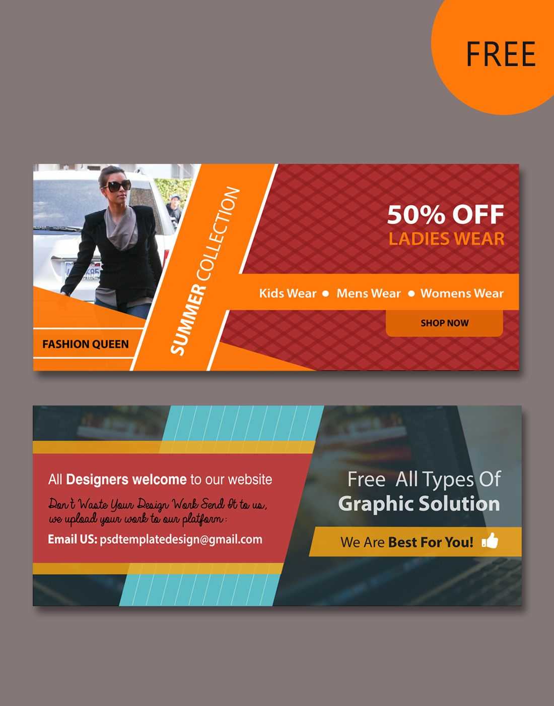 Web Banners Templates | Free Website Psd Banners | Web Regarding Free Online Banner Templates