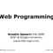 Web Programming Anselm Spoerri Phd (Mit) Rutgers University For Rutgers Powerpoint Template