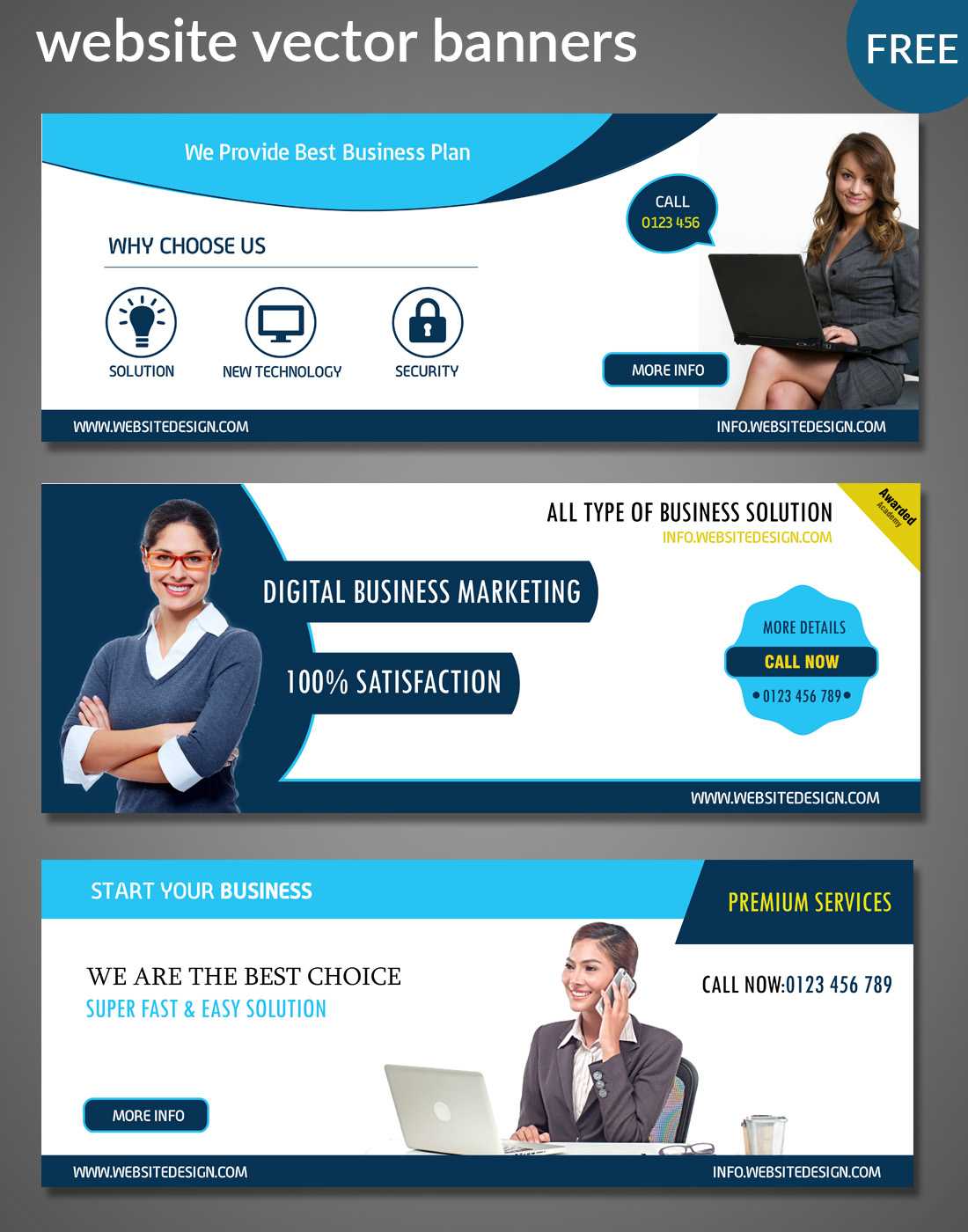 Website Banners Templates Inside Free Website Banner Templates Download