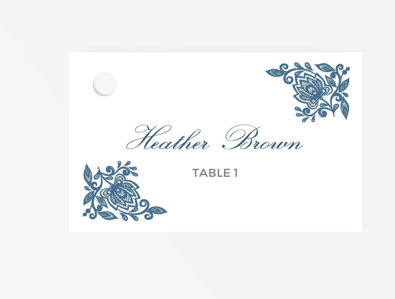 Wedding Escort/place Cards Editable Ms Word Template Diy In Wedding Place Card Template Free Word
