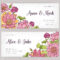 Wedding Invitation And Save The Date Card Templates Decorated.. Throughout Save The Date Cards Templates