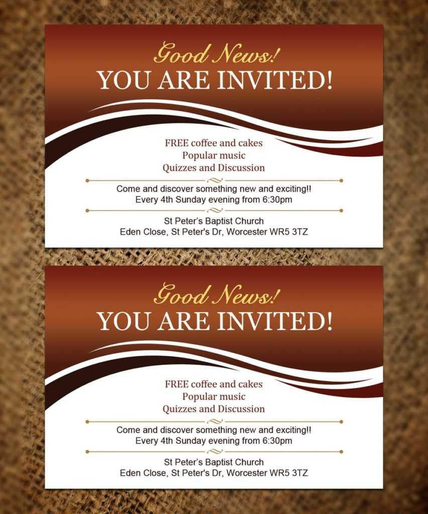 Wedding Invitation Background Best Invitation Card Templates Throughout Church Invite Cards Template