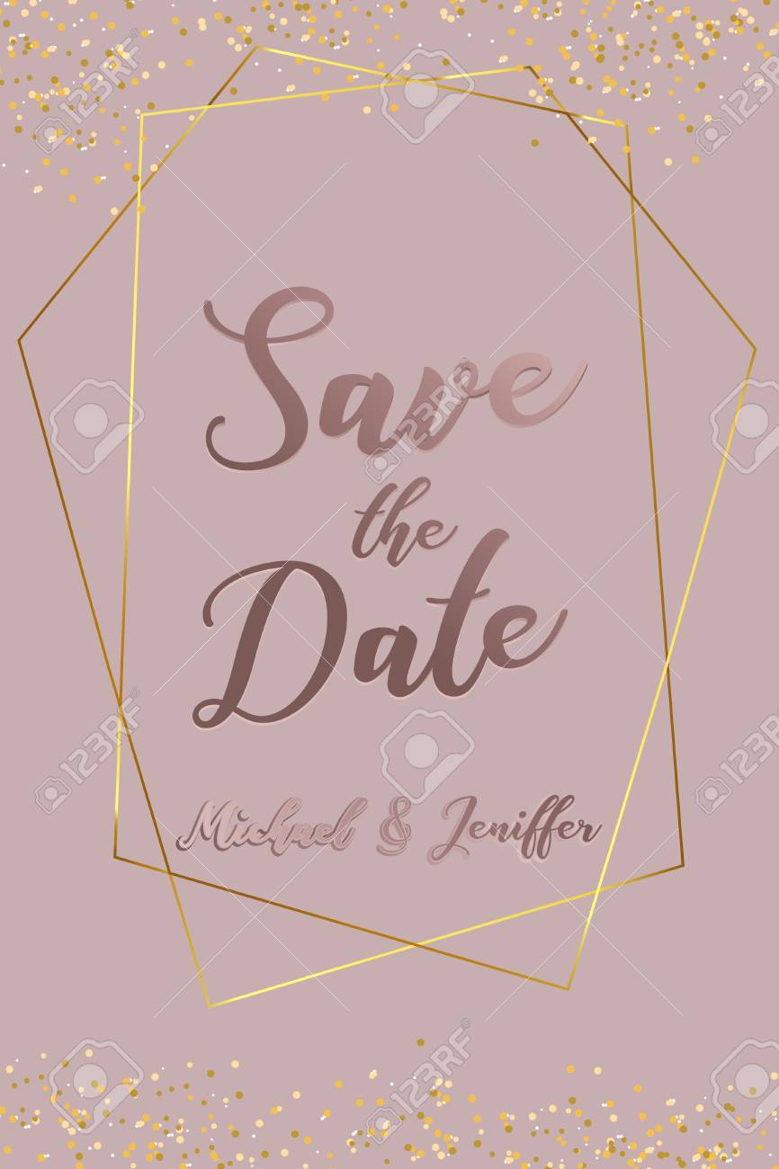Wedding Invitation, Thank You Card, Save The Date Card. Wedding.. With Regard To Save The Date Banner Template