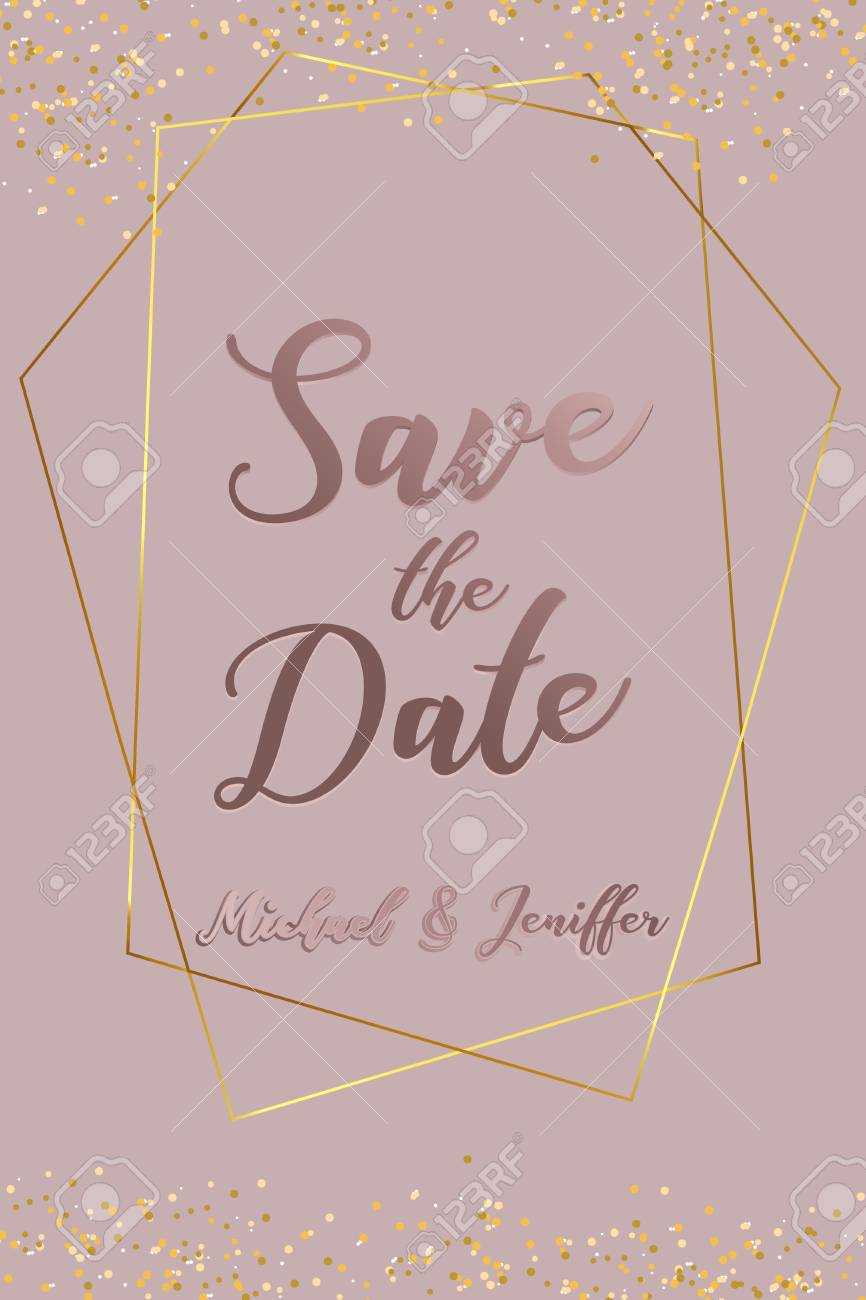 Wedding Invitation, Thank You Card, Save The Date Card. Wedding.. With Regard To Save The Date Banner Template