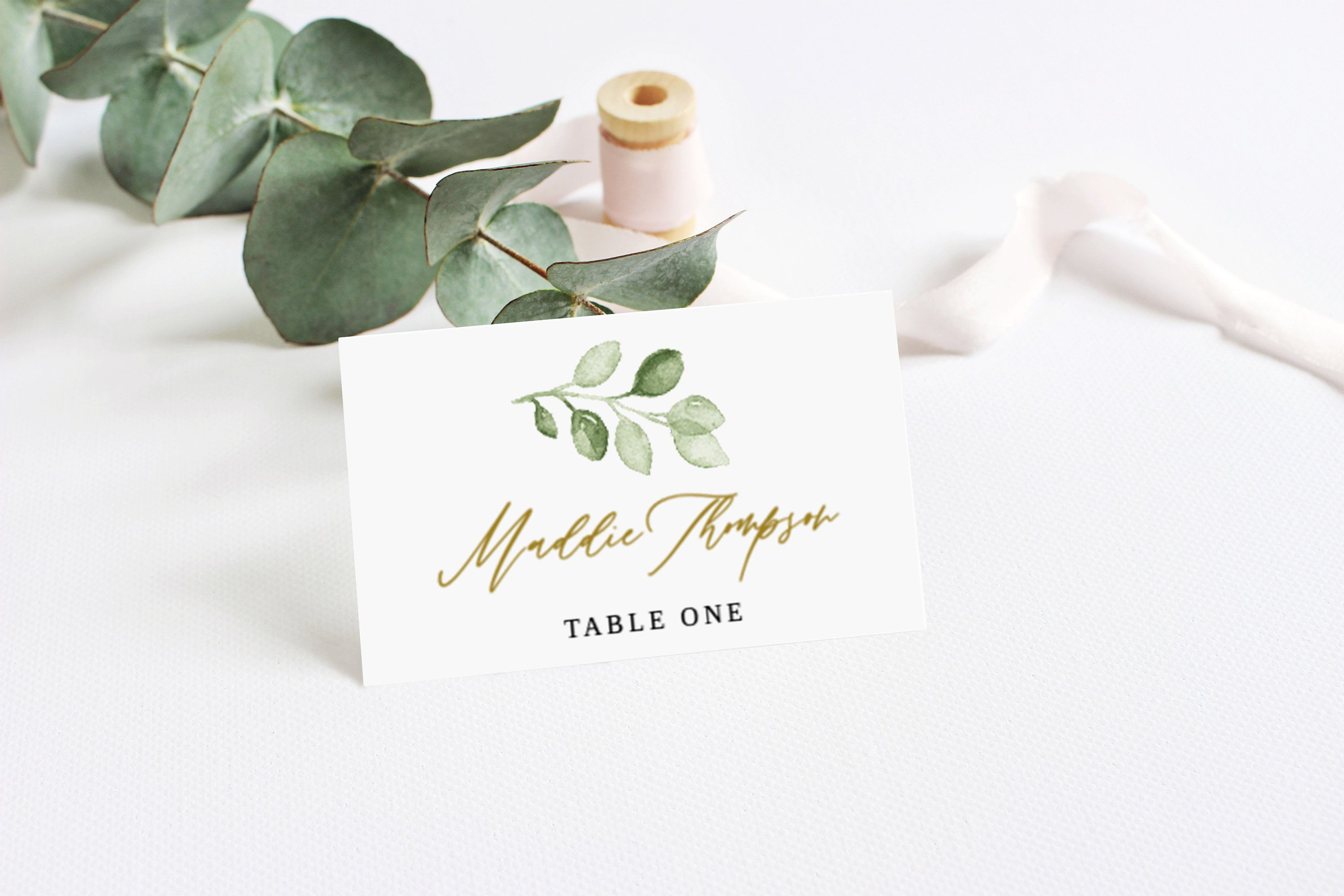 Wedding Place Card Template, Printable Place Cards, Place With Regard To Printable Escort Cards Template