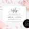 Wedding Rsvp Cards, Wedding Reply Attendance Acceptance In Template For Rsvp Cards For Wedding