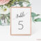 Wedding Table Number Cards Template, Printable Table Numbers Wedding, Table  Seating Card, Table Numbers Printable, Table Card Number Sav 062 Intended For Table Number Cards Template