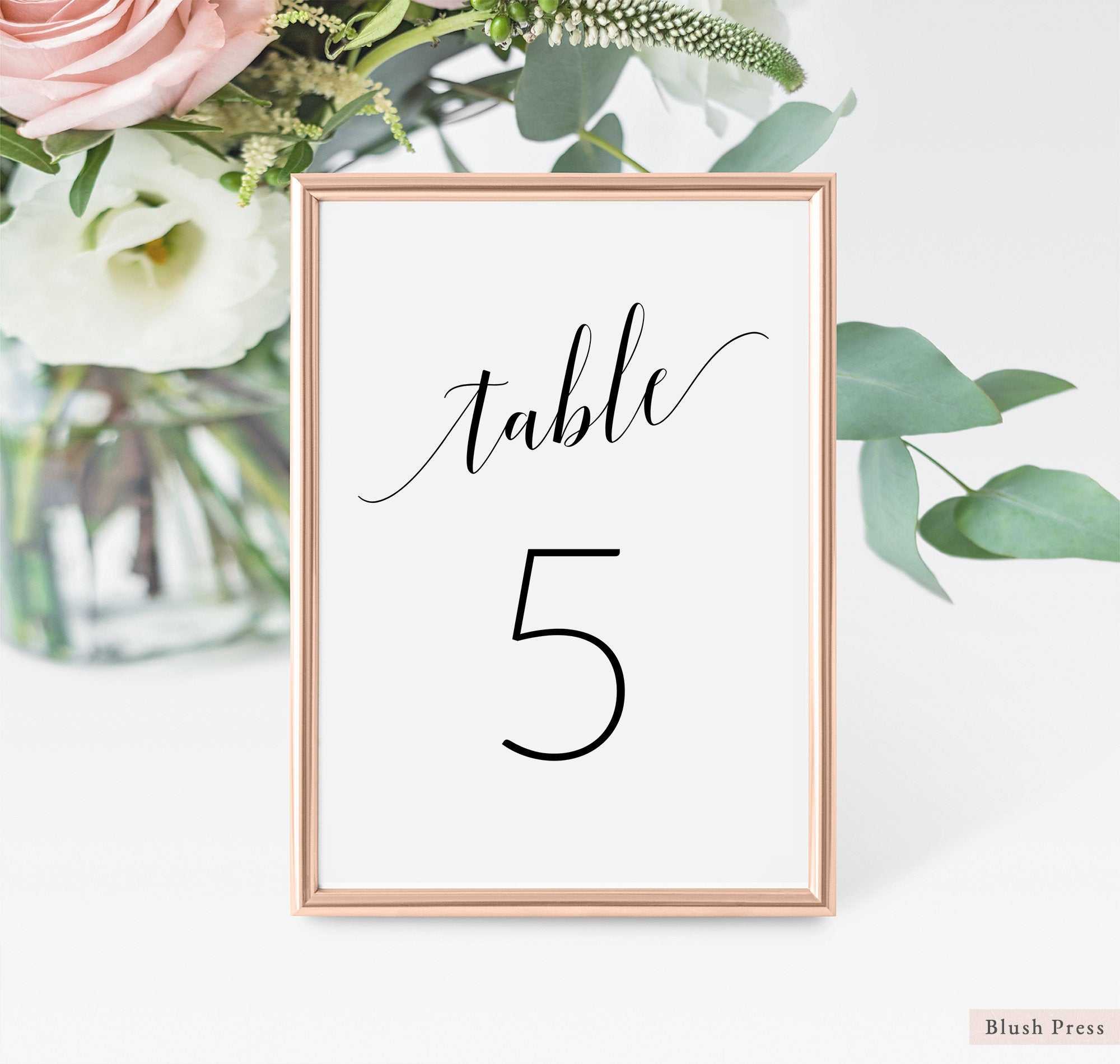 Wedding Table Number Cards Template, Printable Table Numbers Wedding, Table  Seating Card, Table Numbers Printable, Table Card Number Sav 062 Intended For Table Number Cards Template