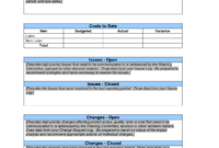 Weekly Project Status Report Sample - Google Search throughout Weekly Progress Report Template Project Management