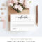 Well Wishes Printable, Wedding Advice Card Template For Intended For Marriage Advice Cards Templates