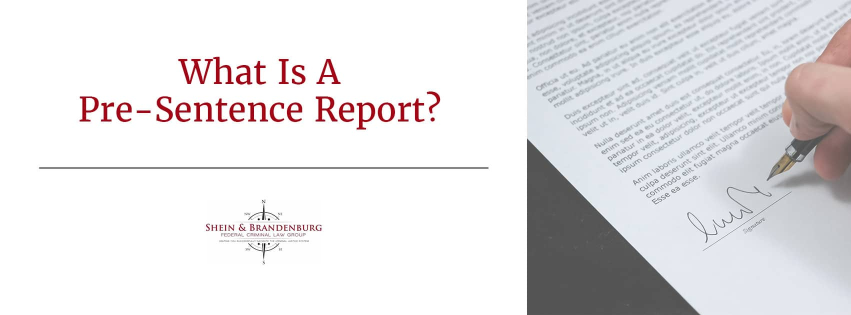 What Is A Pre Sentence Report? | Federal Criminal Law Center Pertaining To Presentence Investigation Report Template
