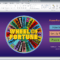 Wheel Of Fortune For Powerpoint – Gamestim With Wheel Of Fortune Powerpoint Game Show Templates