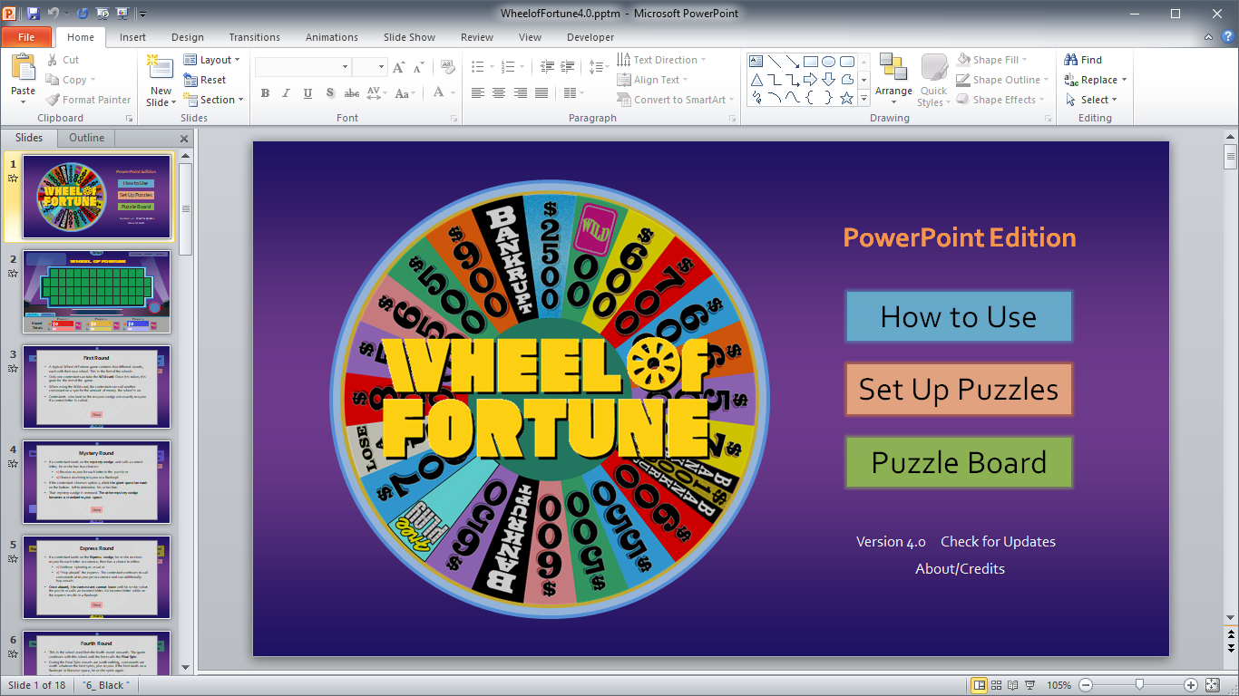 Wheel Of Fortune For Powerpoint – Gamestim With Wheel Of Fortune Powerpoint Game Show Templates