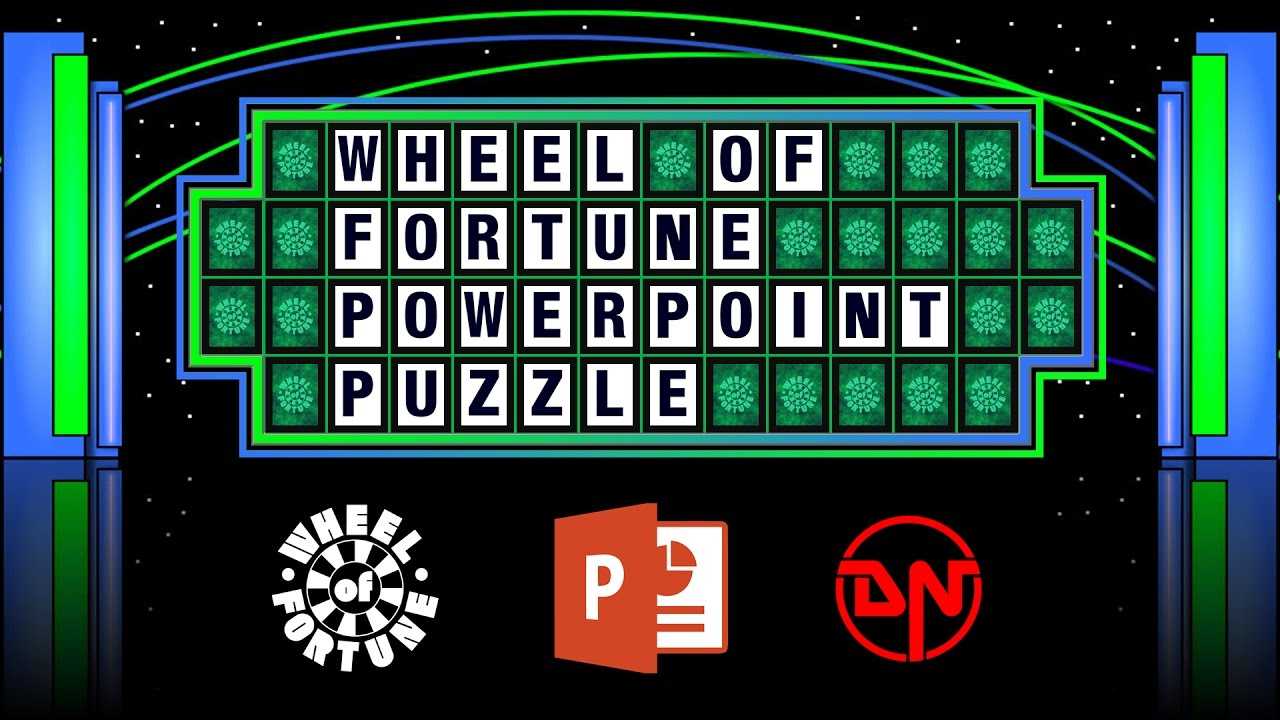 Wheel Of Fortune – Powerpoint Puzzle In Wheel Of Fortune Powerpoint Template