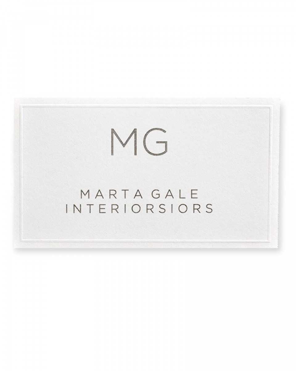 White Embossed Printable Business Cards With Gartner Business Cards Template