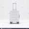 White Luggage Mockup, Suitcase, Baggage Stock Photo Intended For Blank Suitcase Template