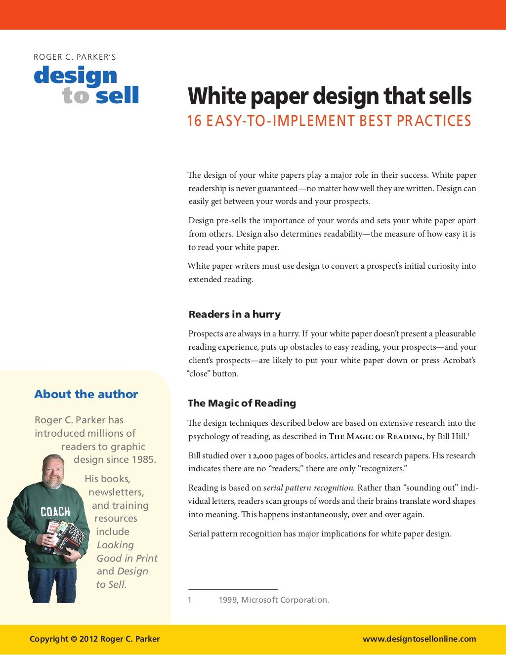 White Paper Design Tips | White Paper Design That Sells With White Paper Report Template