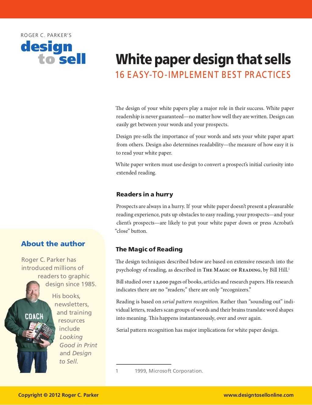 White Paper Design Tips | White Paper Design That Sells With White Paper Report Template