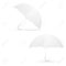 White Umbrella Blank Template. Vector. Within Blank Umbrella Template