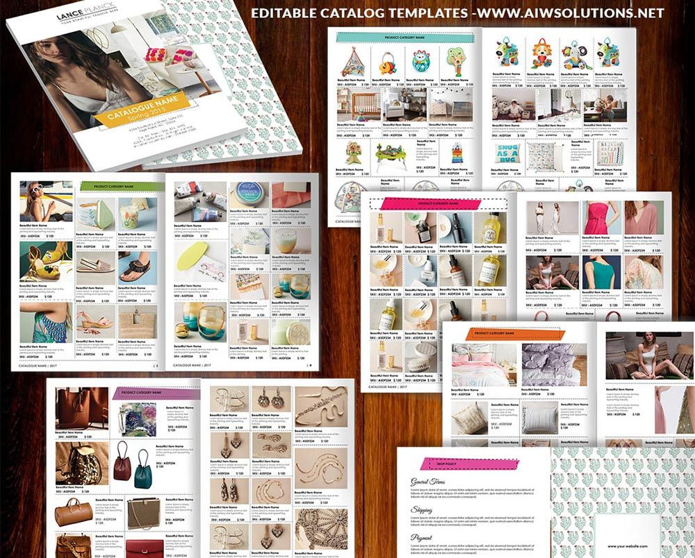 Wholesale Catalog Template Id06 | Catalog | Product Catalog Intended For Catalogue Word Template