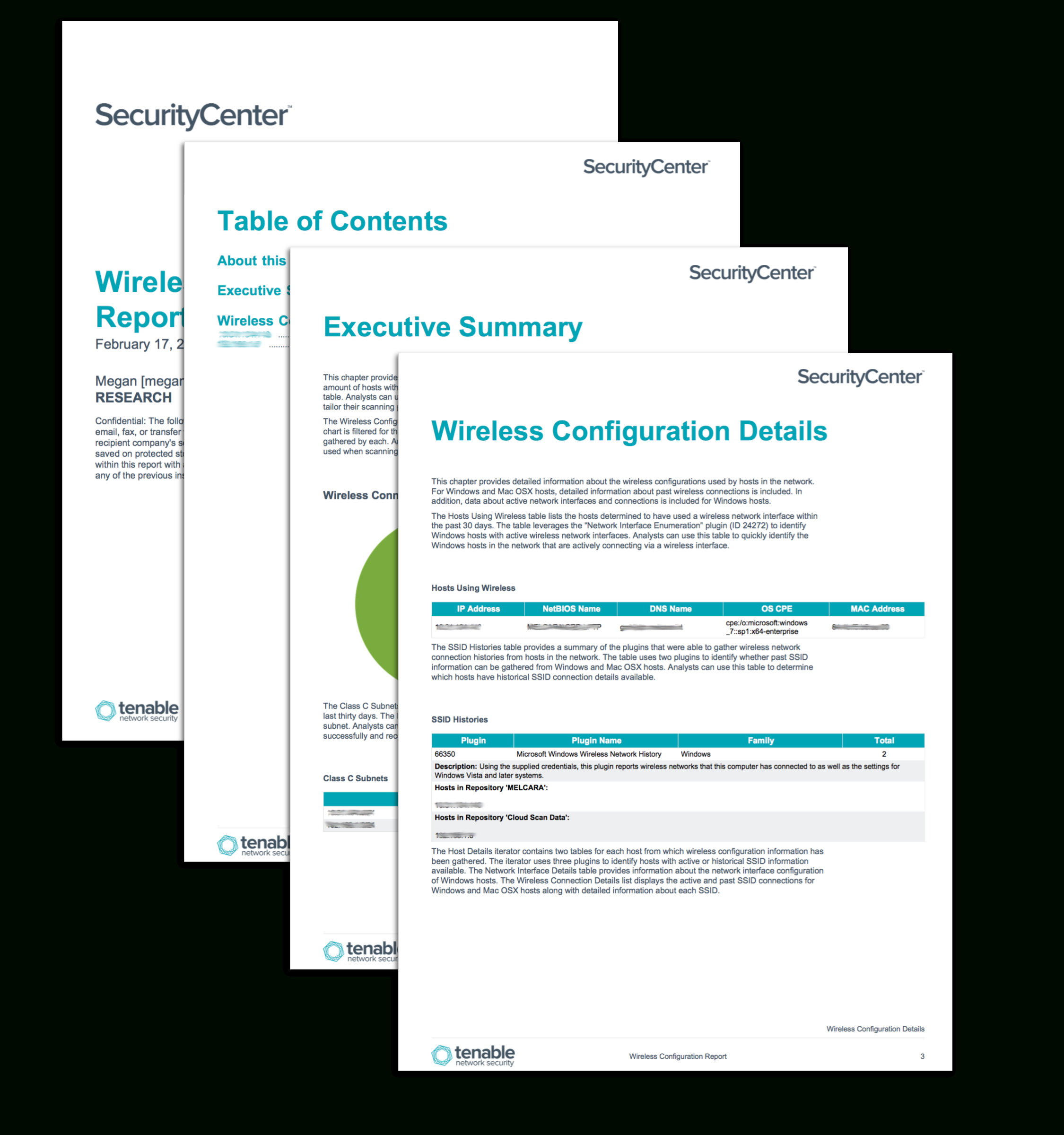 Wireless Configuration Report – Sc Report Template | Tenable® Pertaining To Technical Support Report Template