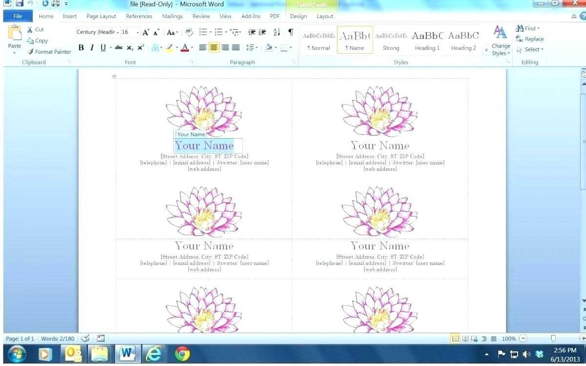 Word Blank Business Card Template – Diadeveloper With Word 2013 Business Card Template