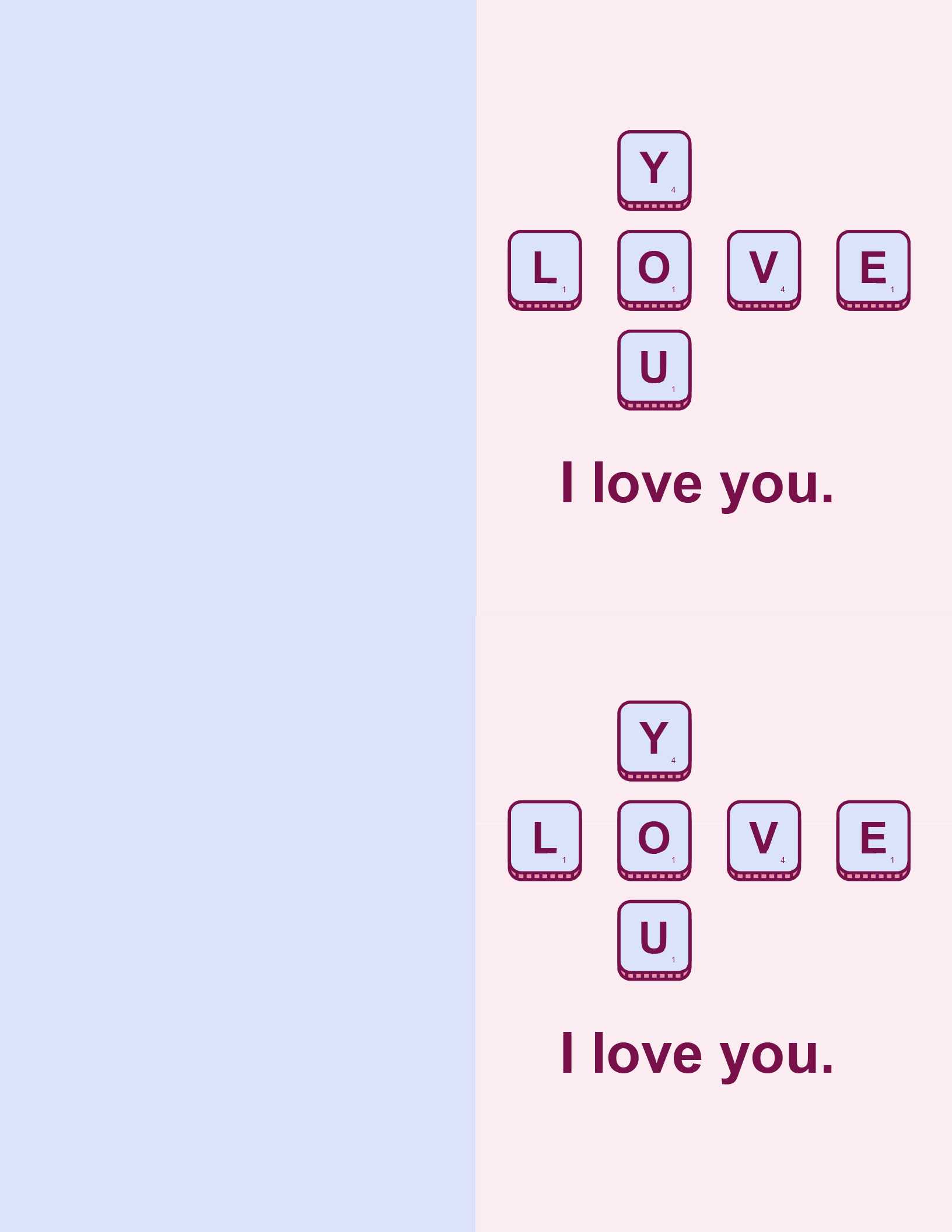 Word Game Valentine's Card Regarding Valentine Card Template Word