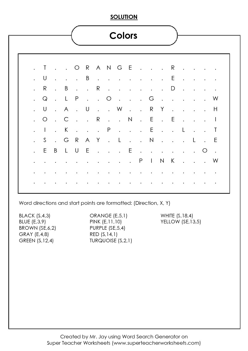 Word Search Puzzle Generator In Blank Word Search Template Free